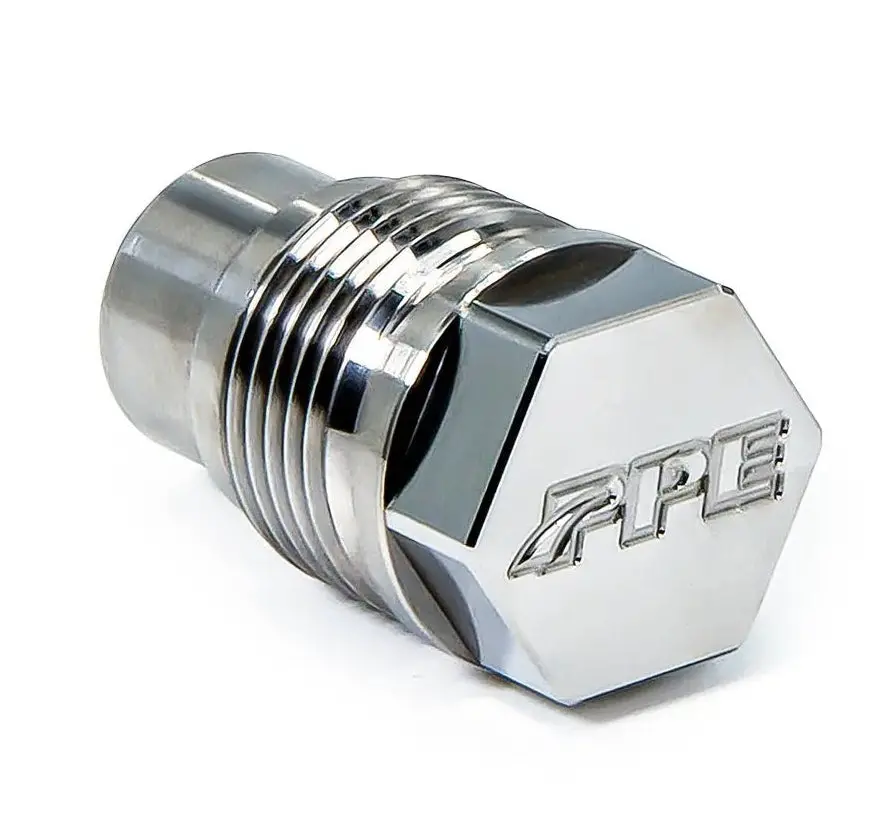 Ppe 113073000 Race Fuel Rail Plug 04.5-10 Lly Lbz Lmm Duramax & 07.5-18 6.7L Cummins 1