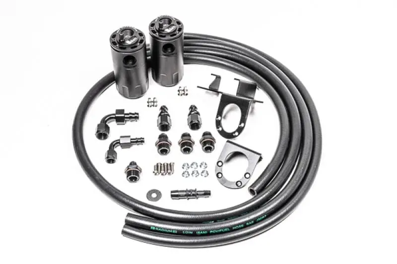 Radium Engineering 20-0240-Fl High-Capacity Oil Catch Can With Baffle System 1