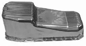 Polished Aluminum Finned Oil Pan — 3.7L Capacity, Rpcr8443 1