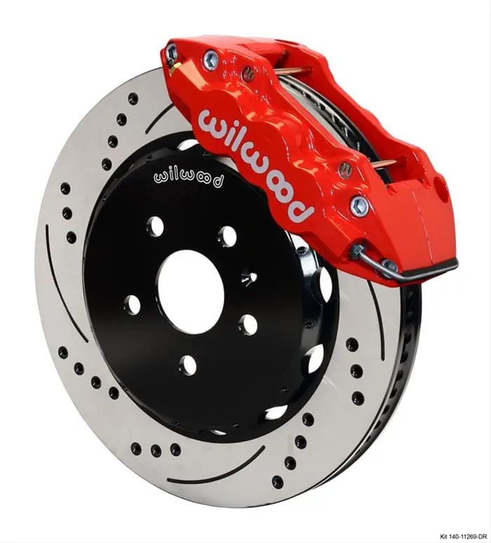 Wilwood Aero6 Front Big Brake Kit – 14" Rotors, 6-Piston Calipers (140-11269-Dr) 1