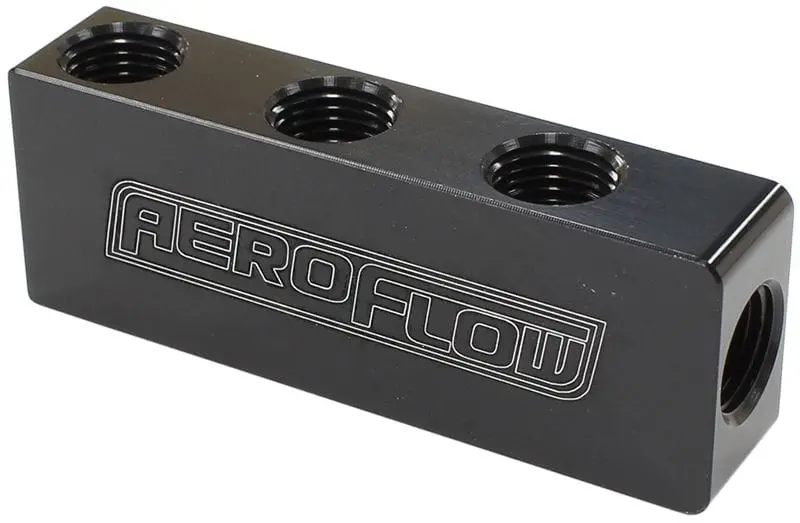 Compact Black Distribution Block For Electrical Systems Af456-01-06Blk 1