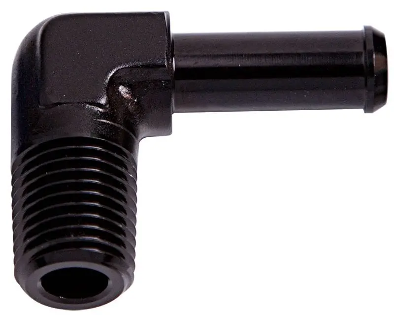 90-Degree Male Npt To Barb Adapter: 3/8-Inch To 1/2-Inch 1