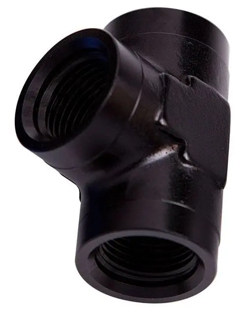 1/4" Npt Female Pipe Tee Fitting – Af917-04Blk 1