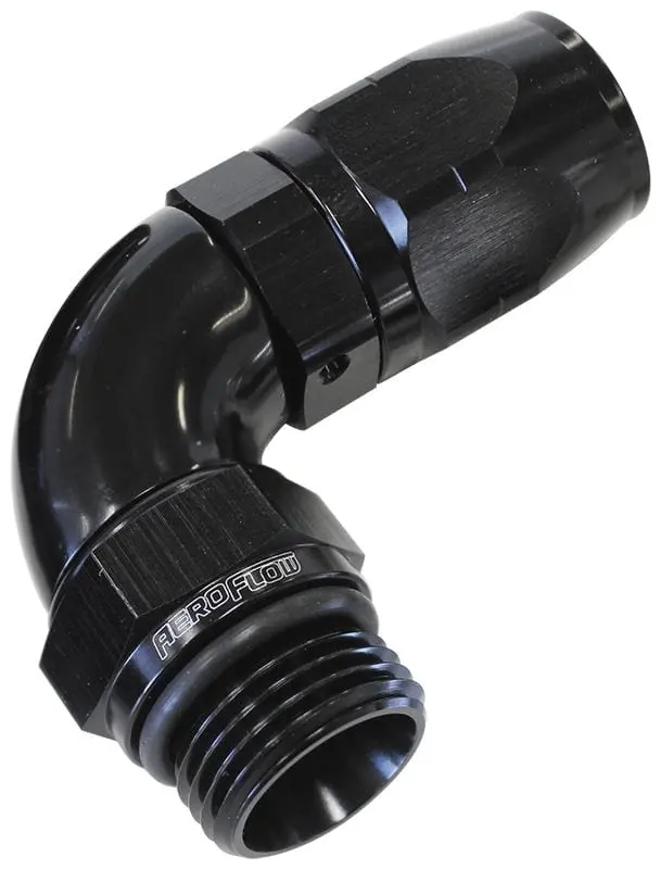 -12 Orb To -12 An Full-Flow Swivel Hose Fitting – Af549-12-12Blk 1