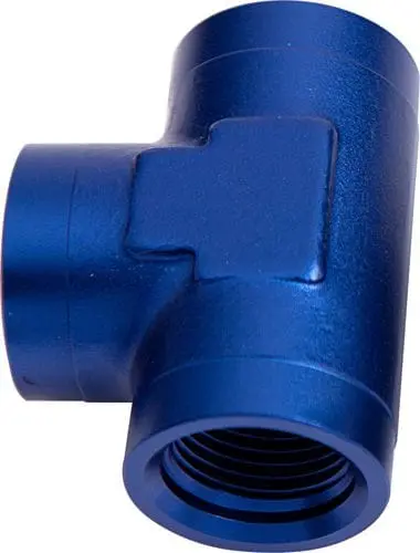 -6An Female Orb Tee Fitting – Af938-06, Aluminum, Sae Thread Standard 1