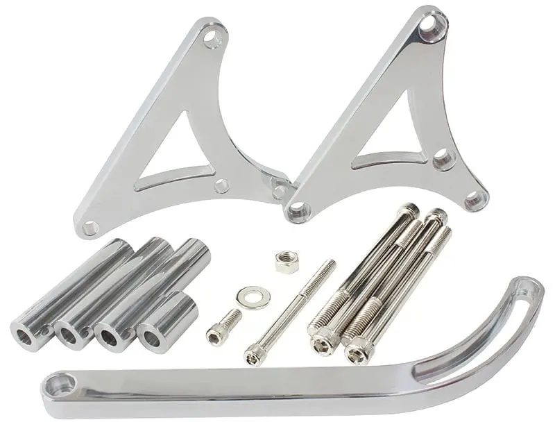 Mid-Mount Billet Alternator Bracket - Af64-4025 Universal Fit 1