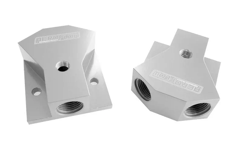 Precision-Machined Y-Block Fitting With 1/8-Inch Npt Port 1