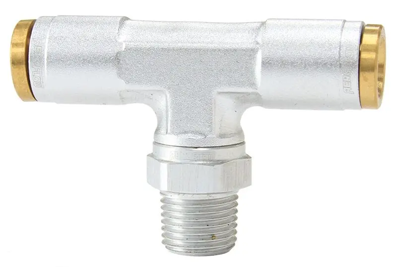 120-Series 1/8" Npt To 1/4" Push-To-Connect Tee Fitting – Af124-04-02S 1