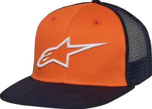 Alpinestars Mx Corp Adjustable Trucker Hat – Matte Black 1