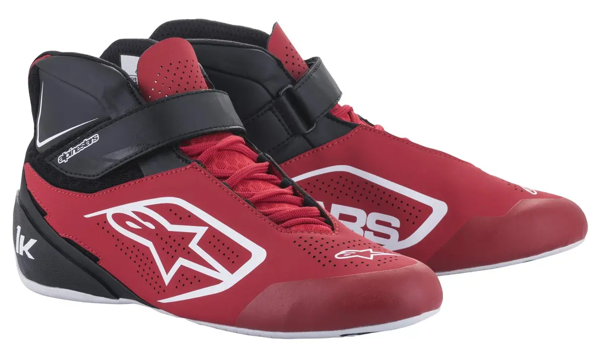 Alpinestars Tech-1 K V2 High-Top Racing Shoes – Size 7, Matte Black 1