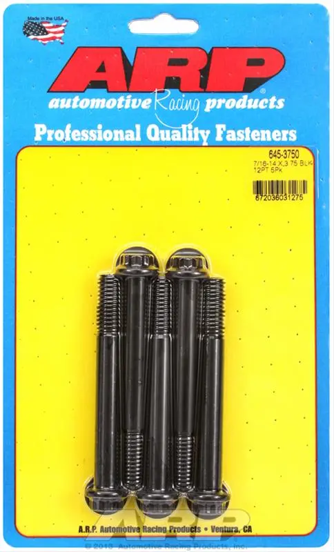 Arp 645-3750 Chromoly High-Strength Engine Bolts 1