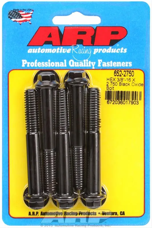 Arp Chromoly Steel Bolts – High-Tensile Fasteners, Series 652-2750 1