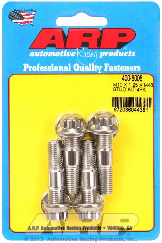 Arp Stainless Steel Accessory Stud Kit – High-Strength Fasteners For Automotive Applications 1