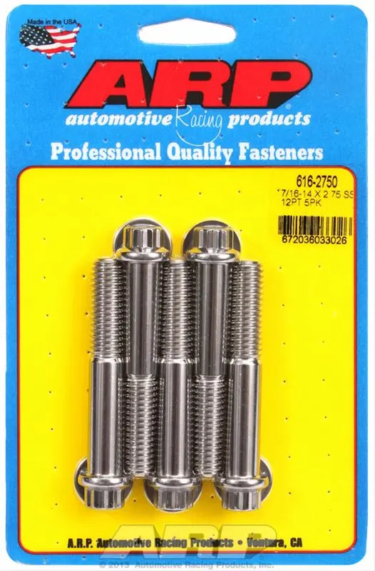 Arp 616-2750 Stainless Steel High-Strength Bolt Kit 1