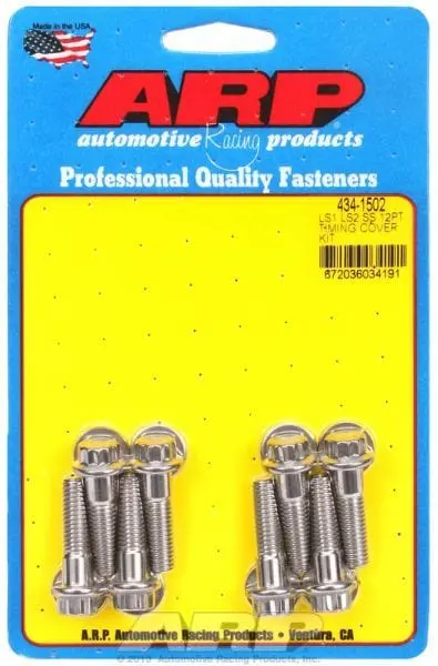 12-Point Stainless Steel Timing Cover Bolt Kit – Ar434-1502 1
