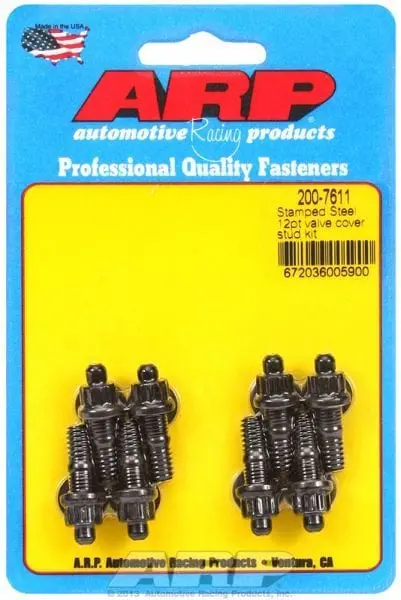 Black Oxide 12-Point Valve Cover Stud Kit Ar200-7611 1