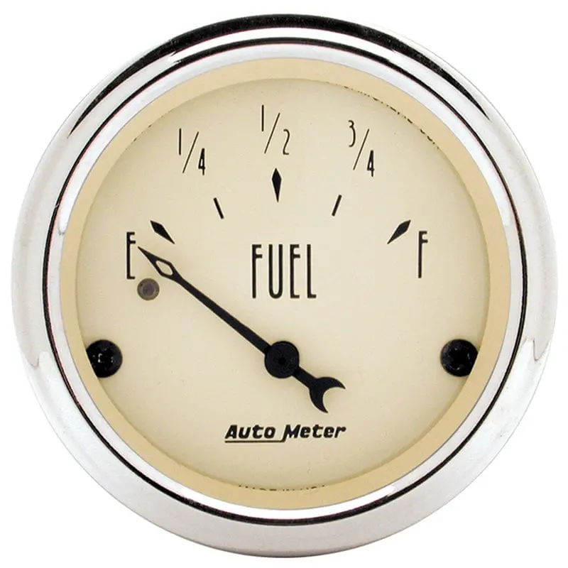 Antique Beige Au1818 Fuel Level Gauge – Classic Analog Dash Instrument 1