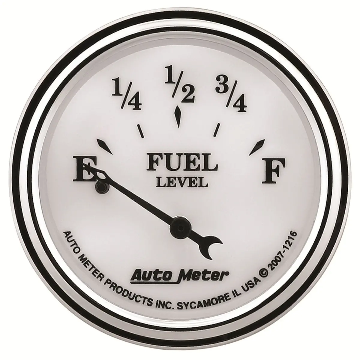 Old Tyme White Ii Analog Fuel Level Gauge – Au1216 1