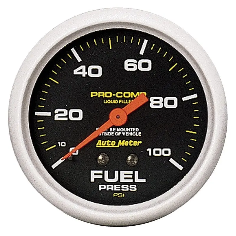 Pro Comp Analog Fuel Pressure Gauge – Au5412 With 0–15 Psi Range 1