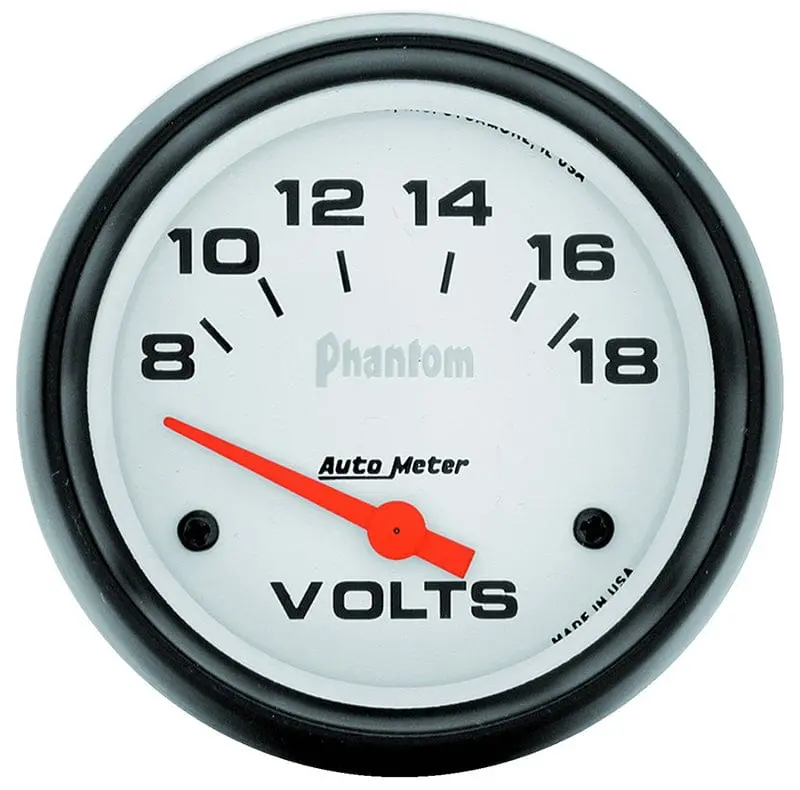 Phantom Series Au5891 Voltmeter Gauge – Classic Analog Readout 1