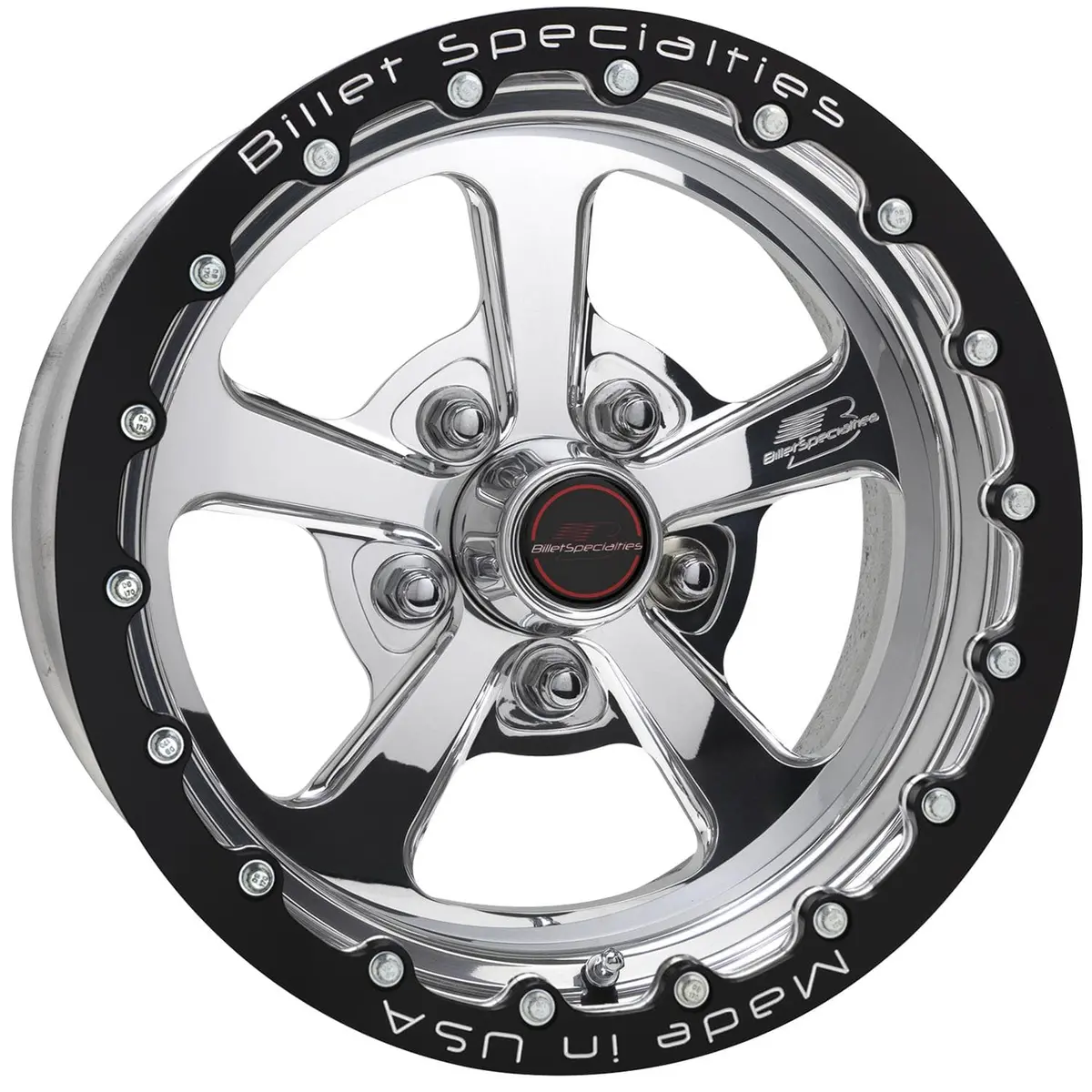 Billet Specialties Rsb95106150N Forged Aluminum Wheel – 15" X 10" With 6X139.7 Bolt Pattern 1