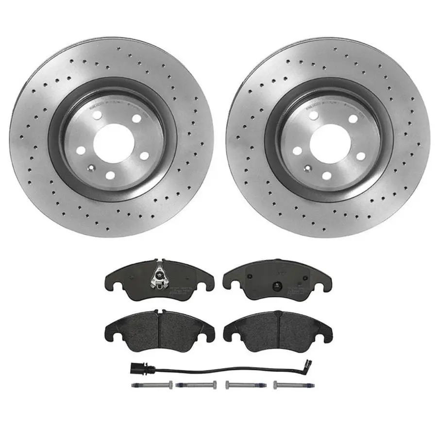 Brembo Ktx Disc Brake Pad And Rotor Kit — Street And Track Ready (Ktx4055) 1