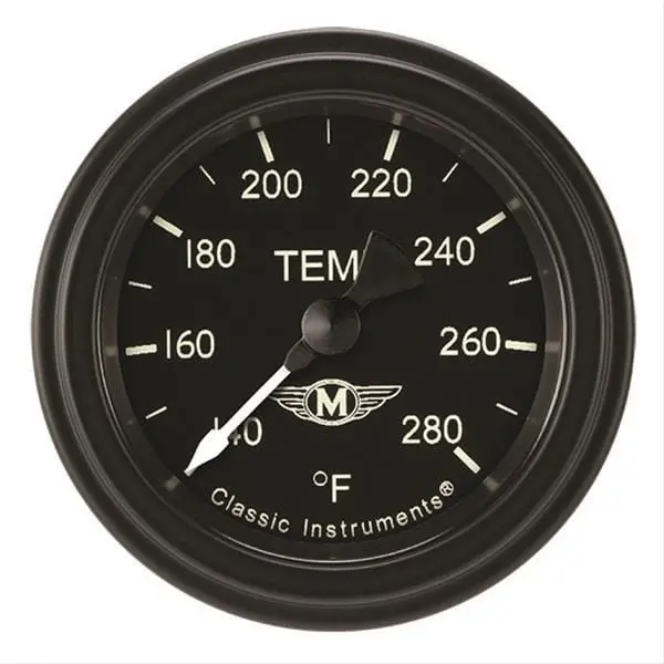 Classic Instruments Moal Bomber Series Gauges – Retro-Style Analog Instrument Cluster, Ma126Blf-04 1