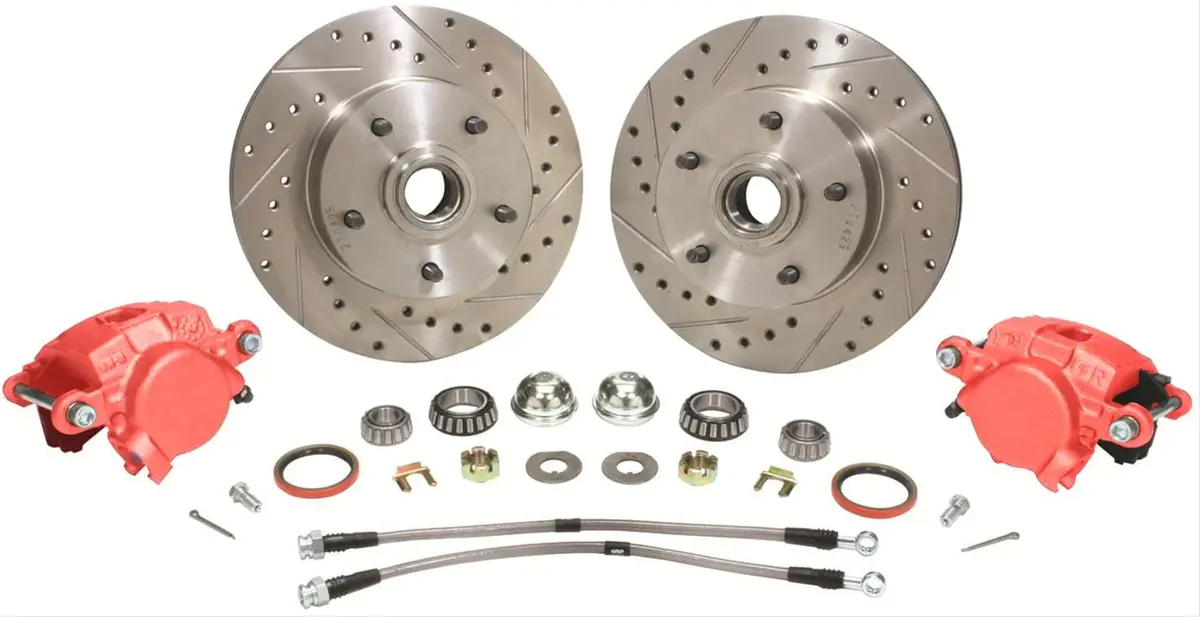 Classic Performance 5557Wbk-D13R Front Big Brake Conversion Kit 1