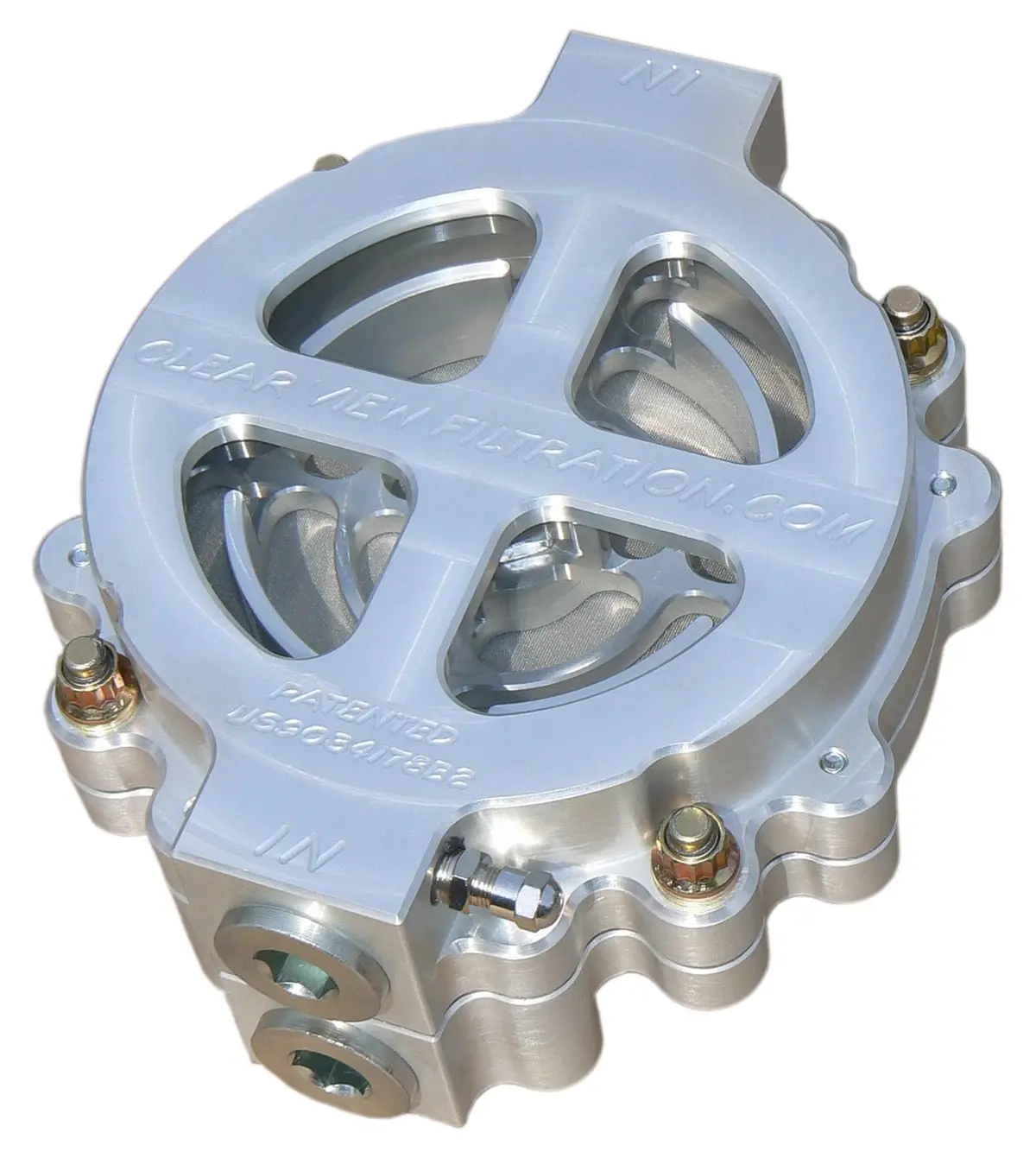 Clear View 100-60 See-Through Oil Filter With Transparent Housing 1