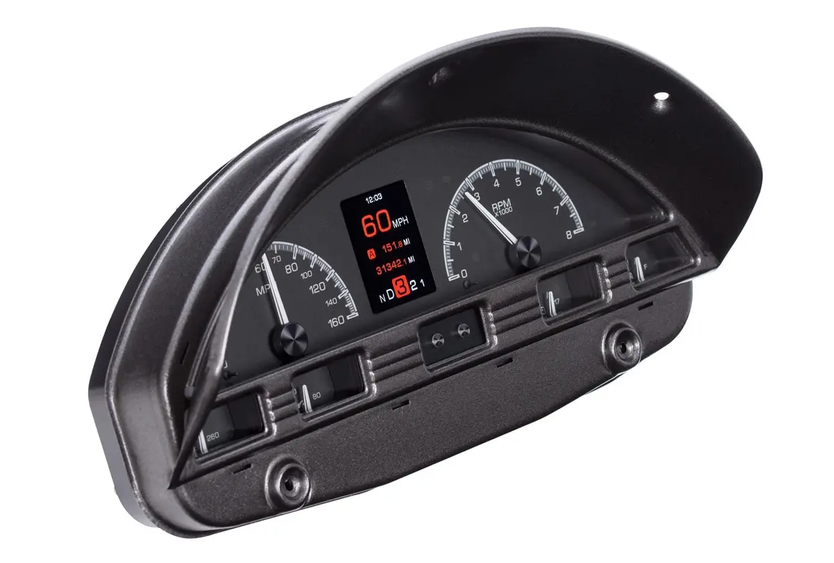 Dakota Digital Hdx-56F-Pu-K Direct-Fit Analog Gauge System – 5.6" Cluster, Programmable 1