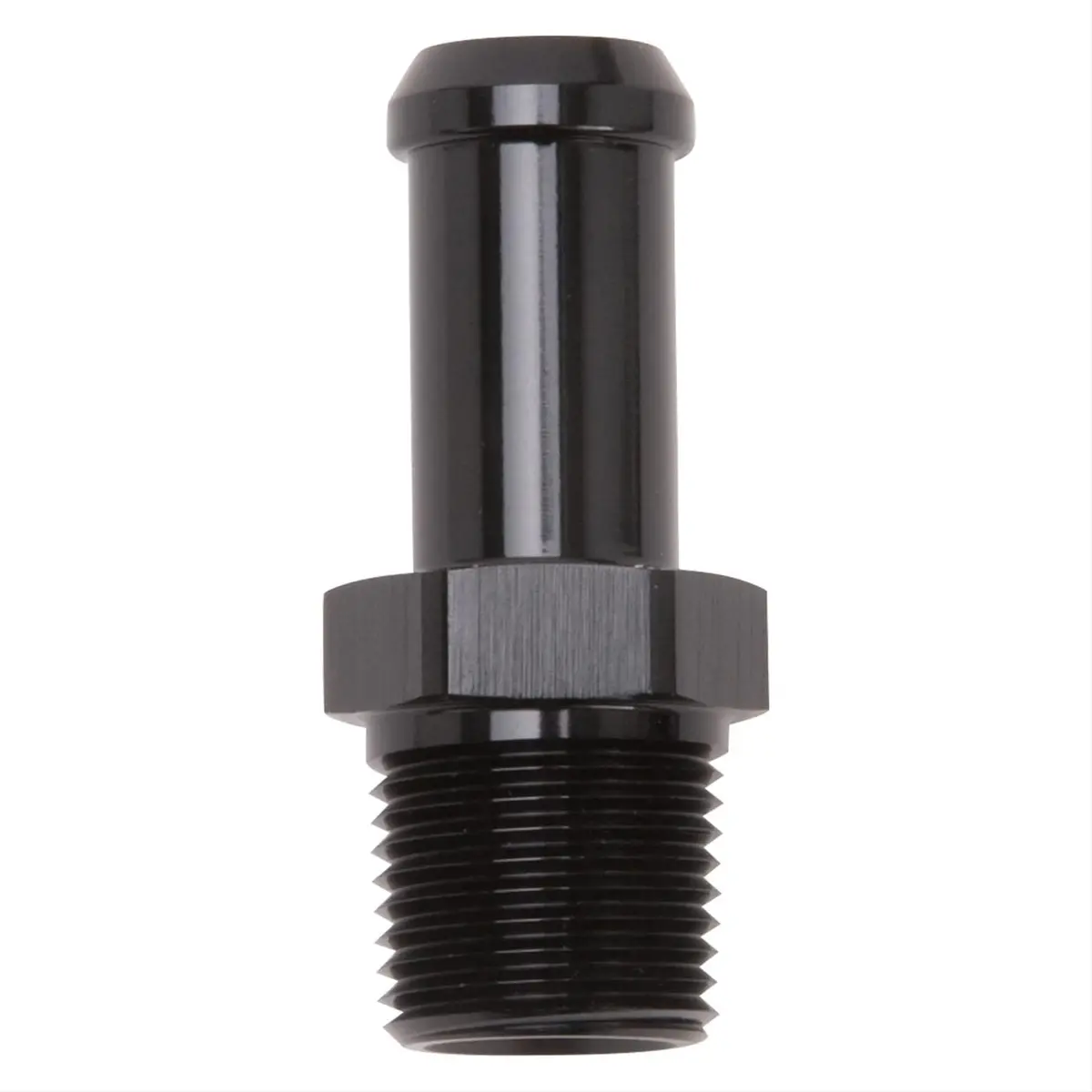 Edelbrock 8114 Hose Barb To Pipe Fitting – Aluminum, 3/8" Npt To -6 An 1