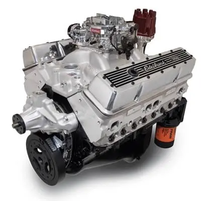 Edelbrock 46410 Performer Hi-Torq 350 Cid Long Block Crate Engine – 363 Hp 1