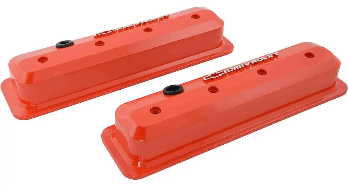 Pr141-841 Die-Cast Aluminum Slant-Edge Valve Covers 1