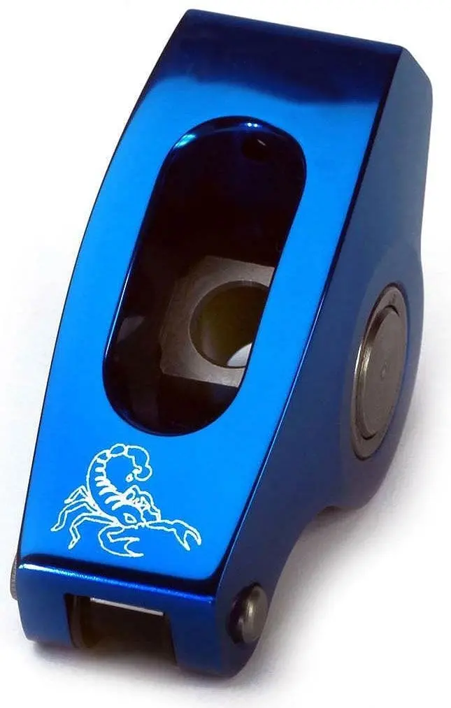 Race-Series Aluminum Roller Rocker Arms – 1.6 Ratio, 7/16" Stud Mount Scp1013Bl 1