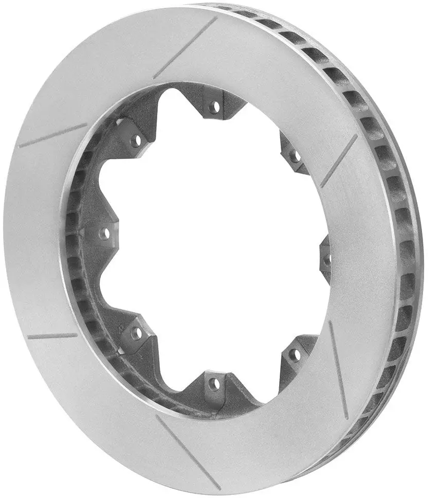 Gt 48 Curved-Vane Slotted Brake Rotor – Left-Hand (L/H), Wb160-11840, Track-Optimized Ventilation 1
