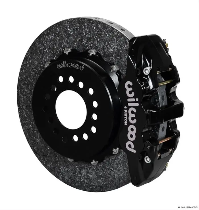 Wilwood Aero4 Carbon-Ceramic Rear Big Brake Kit With Parking Brake – 140-13164-Csic 1