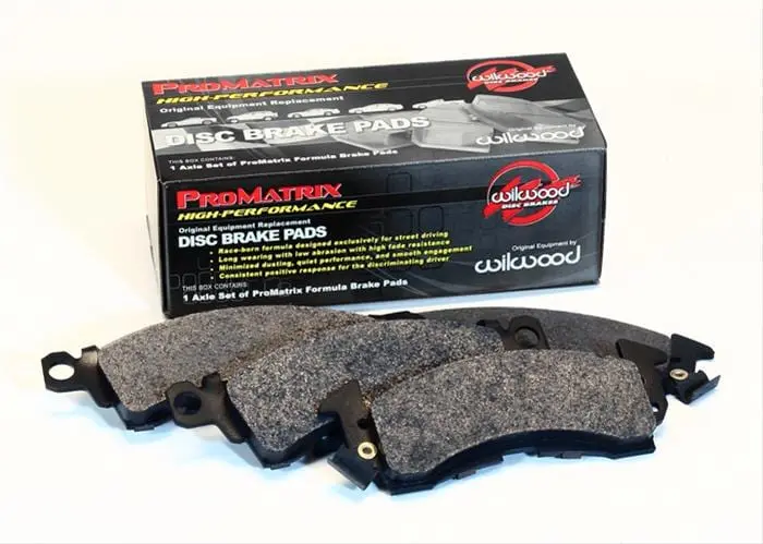 Wilwood 150-D1033K Promatrix Ceramic Brake Pads – Front Axle Specific 1